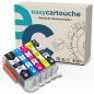 Pack de 5 cartuchos compatibles CANON PGI-570XL/CLI-571XL Pack de 5 cartuchos compatibles CANON PGI-570XL/CLI-571XL